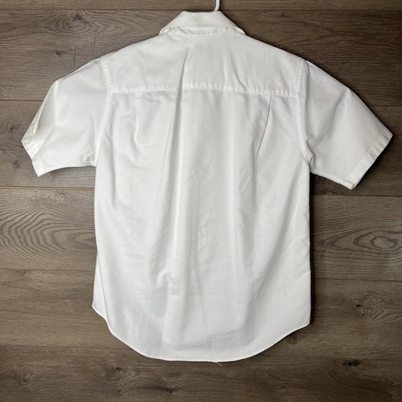 Thomas Bros Texas Longhorns Shirt Men’s Small White Short Sleeve Button Up - Picture 8 of 11